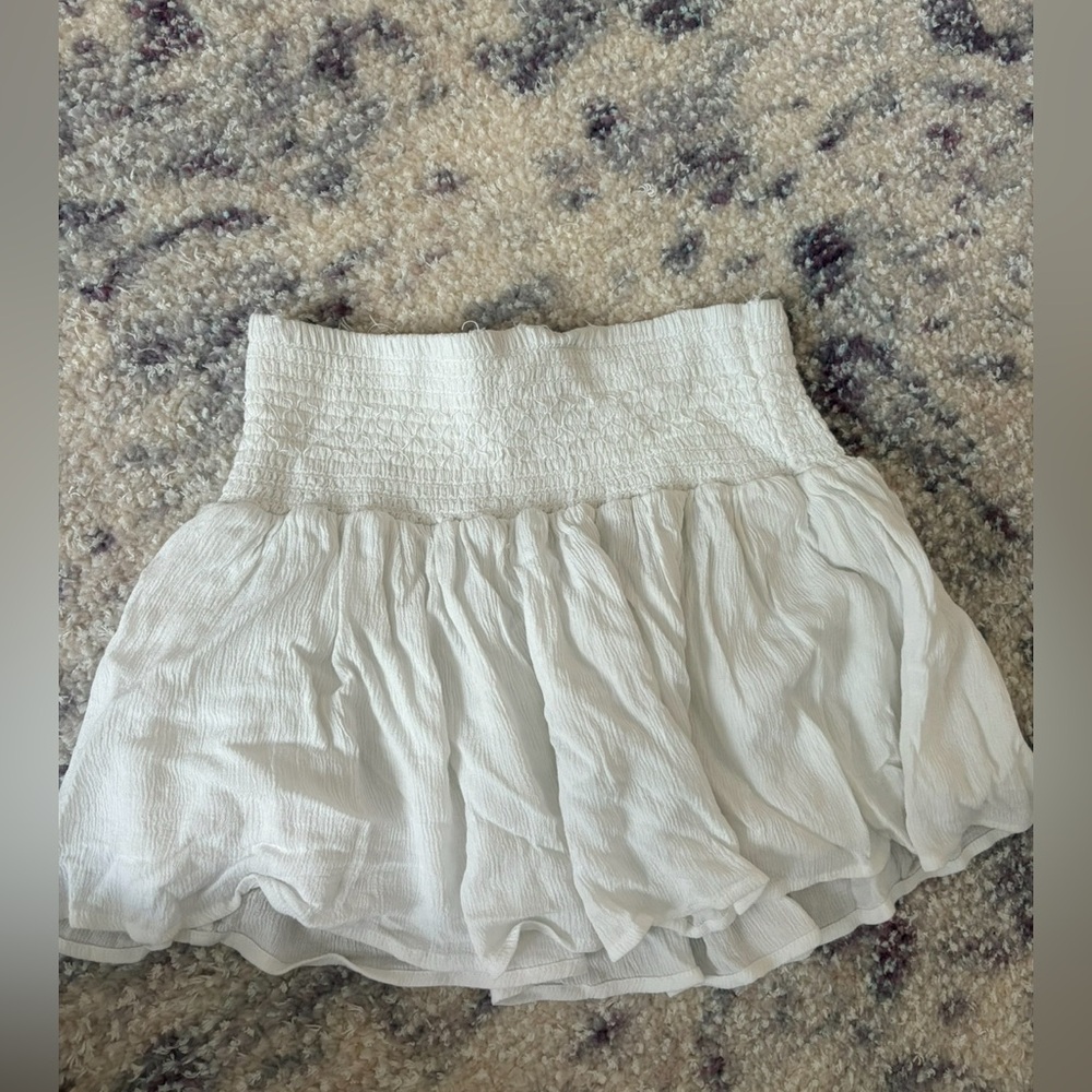 Forever 21 White Mini Skirt